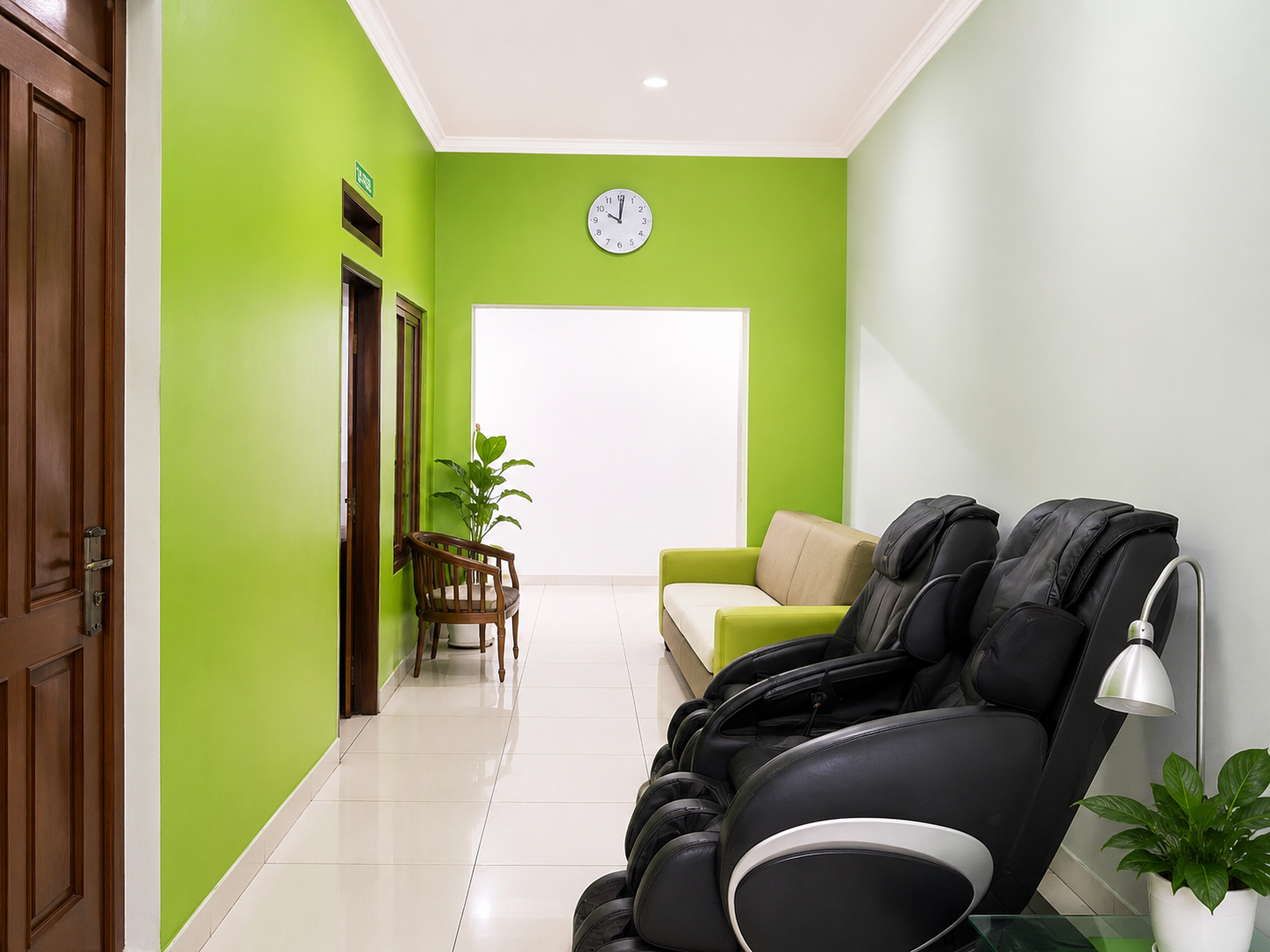 Area tunggu & relaksasi Klinik Wilujeng